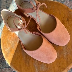 Madewell  Seychelles suede pink shoes. Size 8.5. Excellent used condition.